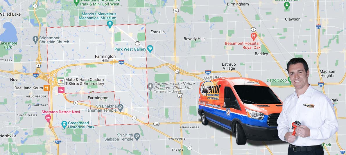 Farmington Hills, MI AC Services - Superior Plumbing, Heating & Air-Conditioning, Inc.