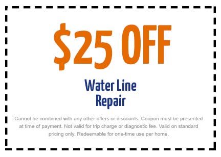 Discounts on Water Line Repair