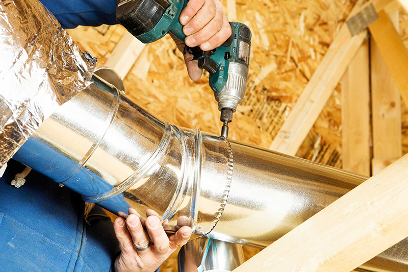 Air duct inspection and repair